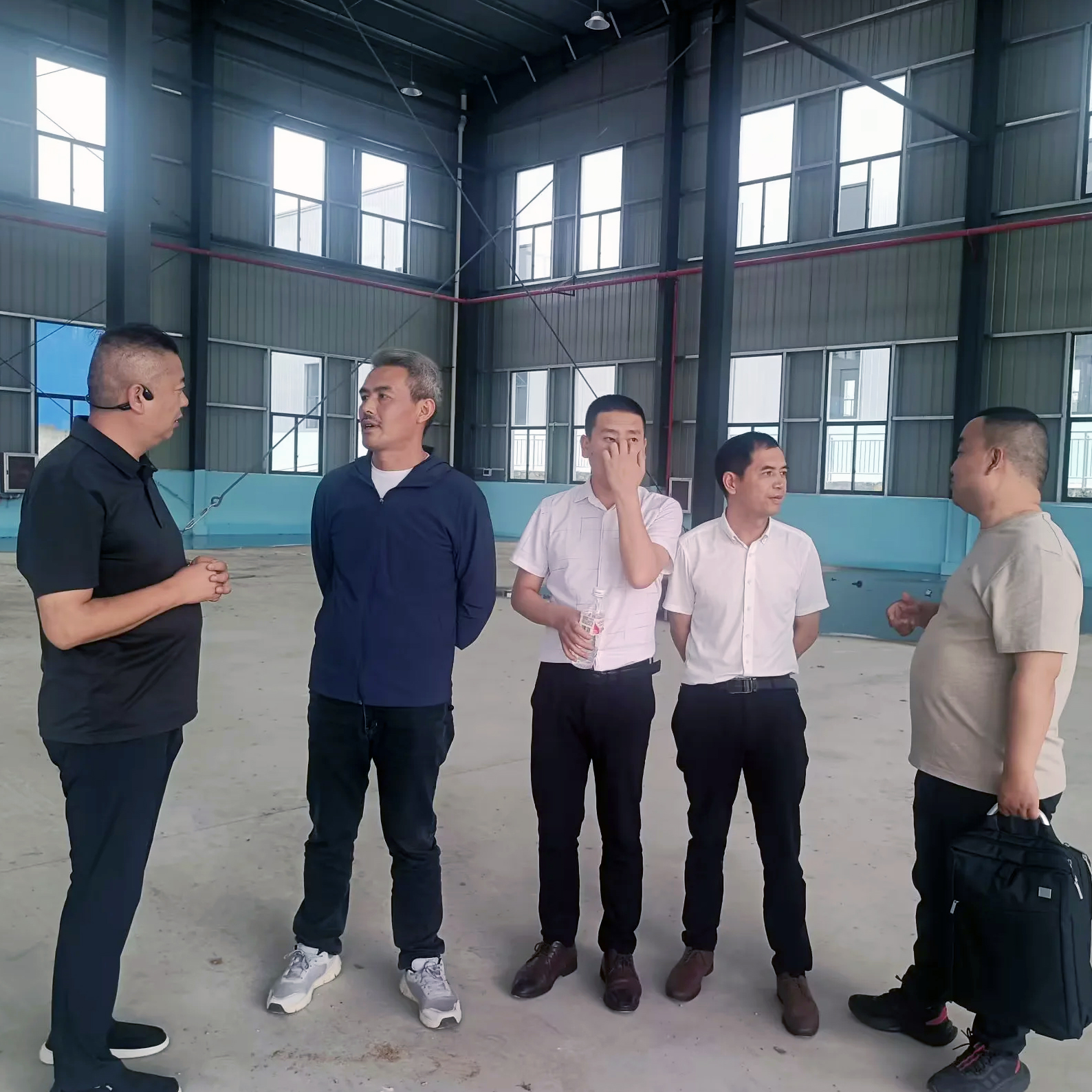 2022年新疆田总来厂参观